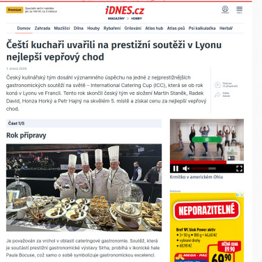 INTERNATIONAL CATERING CUP - PRESS