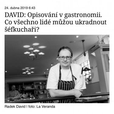 OPISOVÁNÍ V GASTRONOMII.